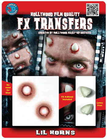 3D FX Transfers "Lil Devil Horns"