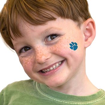 4 Blue Paws Tattoos - Image 2
