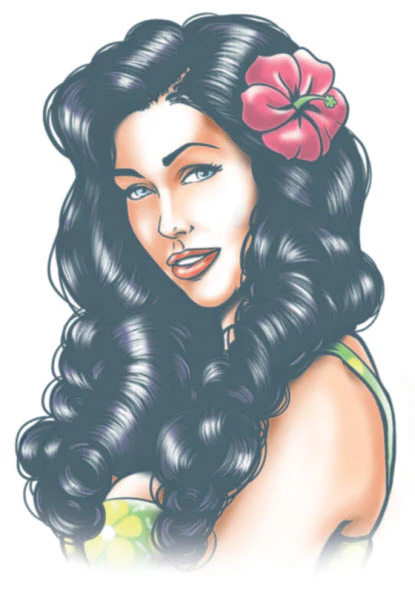 Aloha Pin Up Tattoo