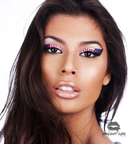 American Flag Glitteratti Violent Eyes (8 Eye Tattoos) - Image 2