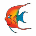 Angel Fish Tattoo