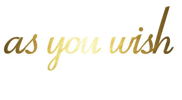 As You Wish PrismFoil Tattoo