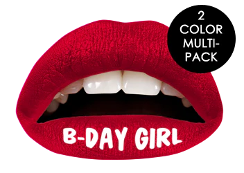 B-Day Girl Violent Lips (4 Lip Tattoo Sets) - Image 2