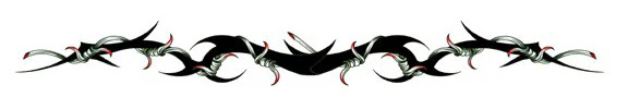 Barbed Thorns Band Tattoo