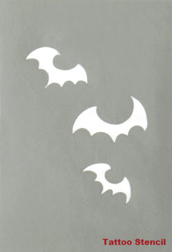 Bats Tattoo Stencil Stargazer