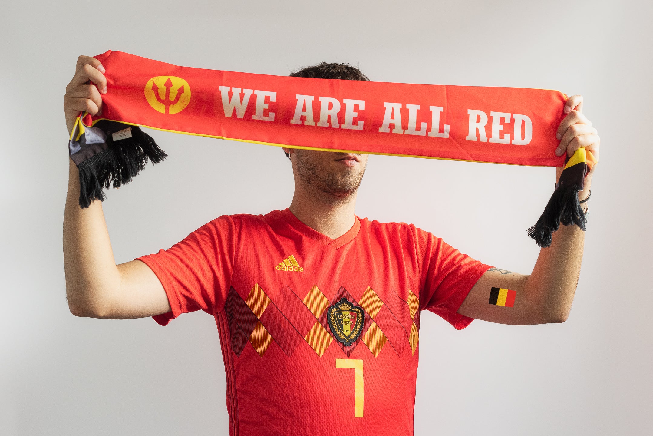 Belgium Flag Tattoo