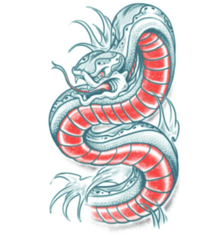 Biker Snake Tattoo