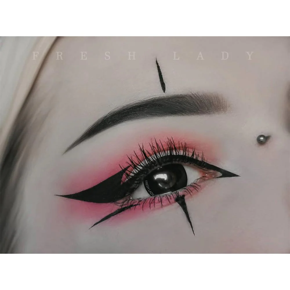 Black Block Coloured Contact Lenses - Image 2