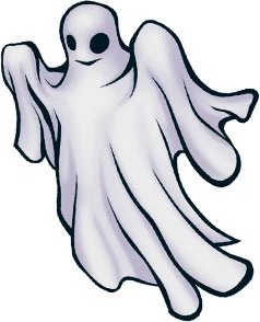 Black Eyed Ghost Tattoo