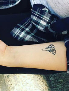 Black Geometric Animal Tattoo - Image 4