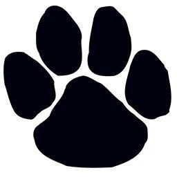 Black Paw Print Tattoo