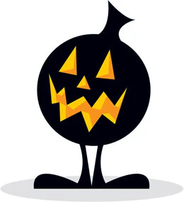 Black Pumpkin Tattoo