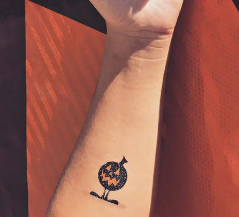 Black Pumpkin Tattoo - Image 2