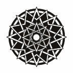 Black Tribal Star Tattoo