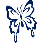 Blue Butterfly Tattoo