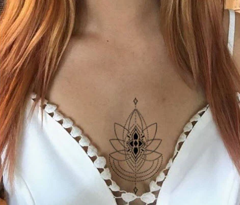 Bohemian Lotus Jewelry Tattoo - Image 3