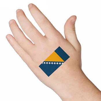 Bosnia Herzegovina Flag Tattoo - Image 2