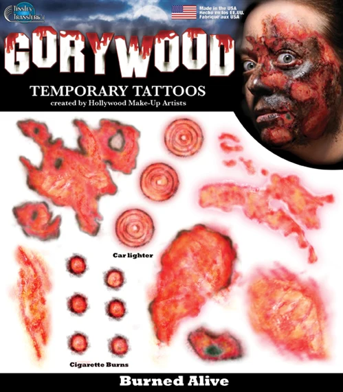Burned Alive - Gorywood Tattoos - Image 2