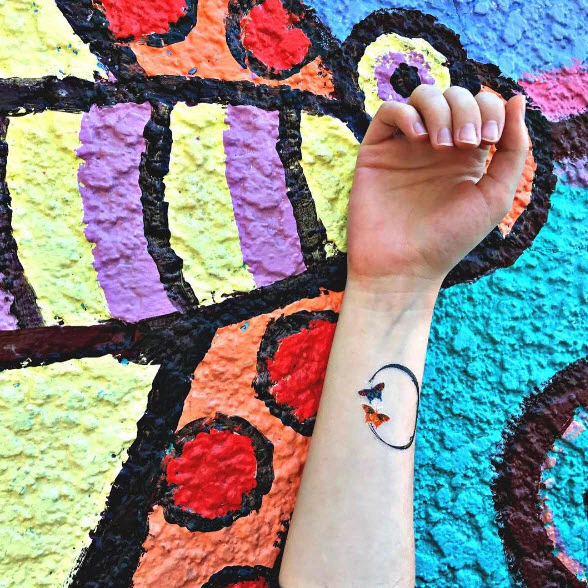 Butterfly Ring Glitter Tattoo - Image 3