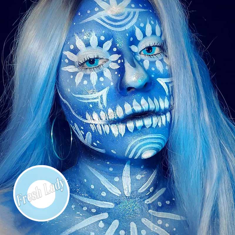 Cambridge Blue Block Coloured Contact Lenses - Image 7