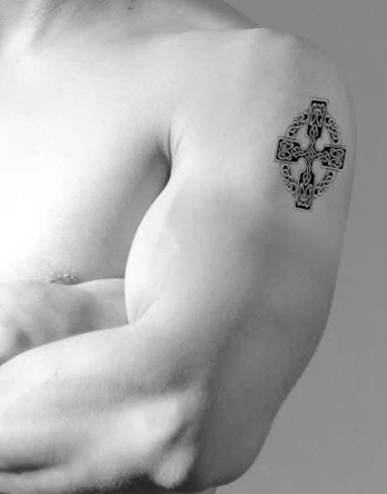 Celtic Mystique Cross Tattoo - Image 2