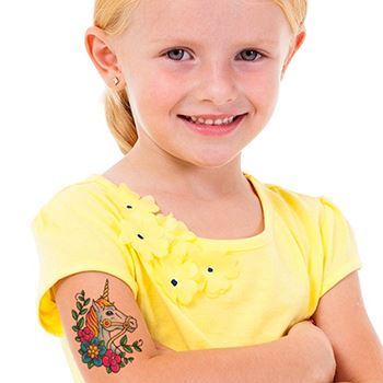 Classic Girls Unicorn Tattoo - Image 2