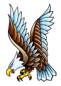 Classic Vintage Eagle Tattoo