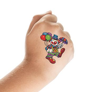 Clown With Balloons Tattoo - Image 2