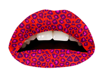 Coral Cheetah Violent Lips