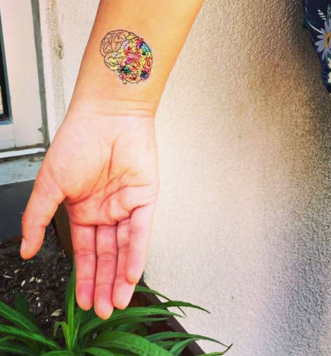 Creative Brain Prismfoil Tattoo - Image 3