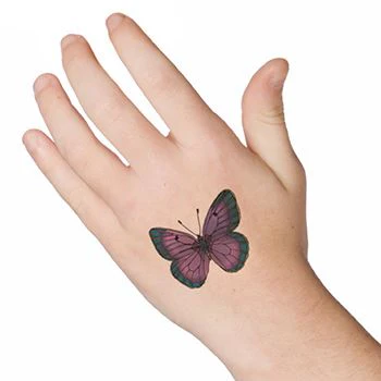 Deep Purple Butterfly Tattoo - Image 2