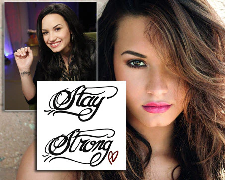 Demi Lovato - Stay Strong Tattoo - Image 2