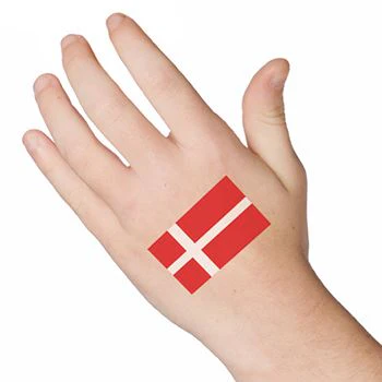 Denmark Flag Tattoo - Image 2