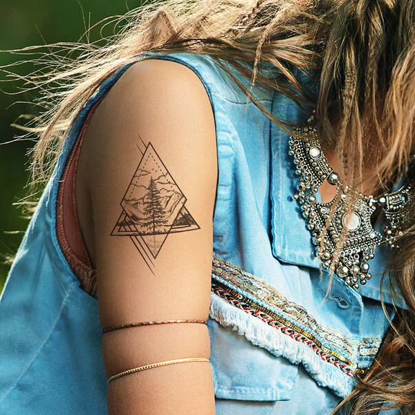 Diamond Nature Scene Tattoo - Image 2