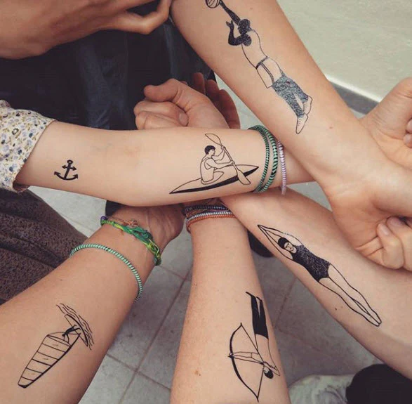 Diving Rowing Basketball - Lydia Leith (5 Tattoos) - Image 5