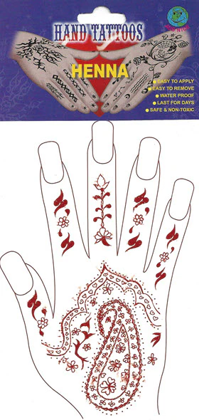Diwali Left Hand Henna Tattoo - Image 2