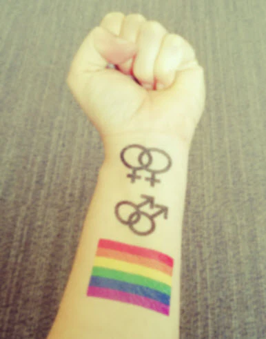 Double Venus Symbol Tattoo