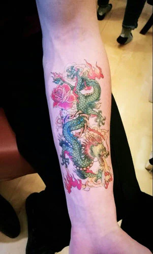 Dragon Of Passion Large Tattoo - Image 2