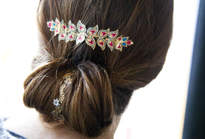 Ecstatic Flowers Hair Tattoos