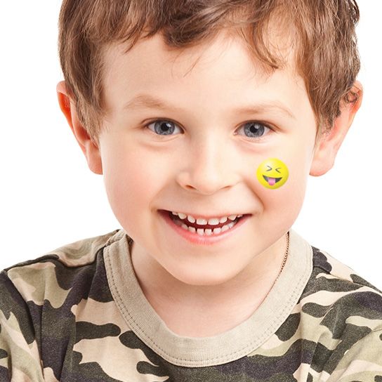 Emoji Emotions 2 Tattoos (4 Tattoos) - Image 2