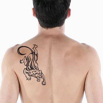 Extra Large Tribal Panther Tattoo - Image 2
