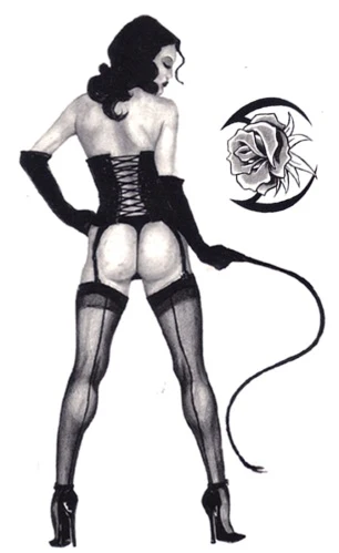 Fetish Pin-Up Tattoo