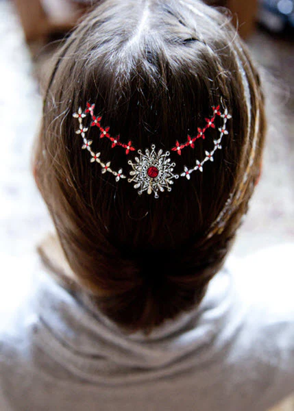 Fiery Red Metal Hair Tattoos - Image 3
