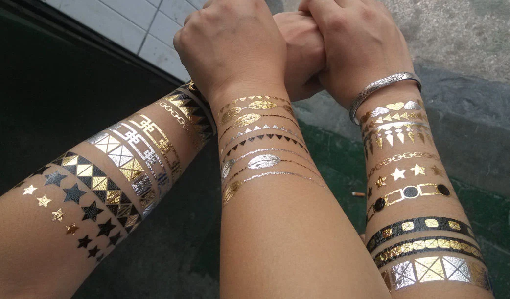 Fiji Metallic Tattoos - Image 5