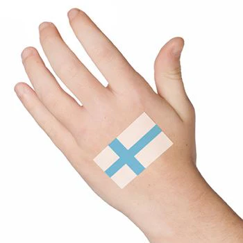 Finland Flag Tattoo - Image 2