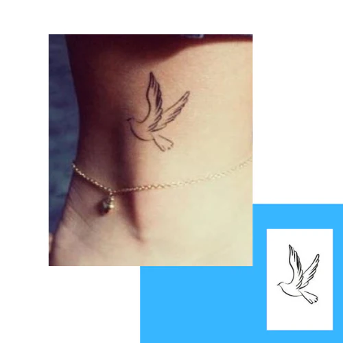 Flying Dove Tattoo