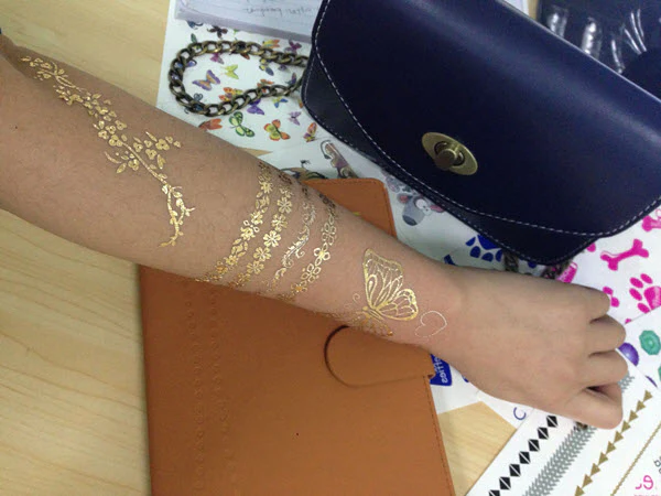 Foil Butterflies Tattoos - Image 3