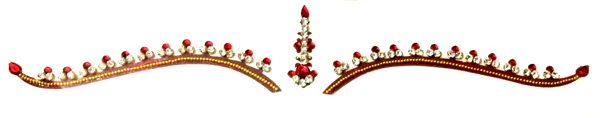 Forehead Jewelry Red Bindi Band