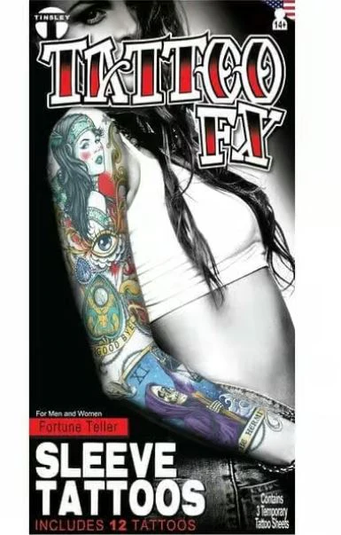 Fortune Teller Sleeve Tattoo Set - Image 3