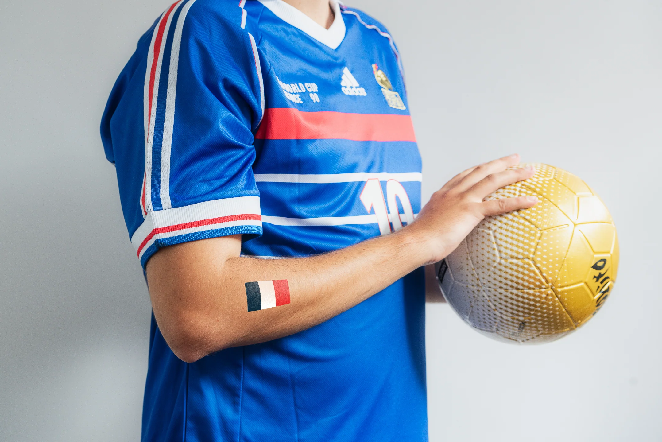 France Flag Tattoo